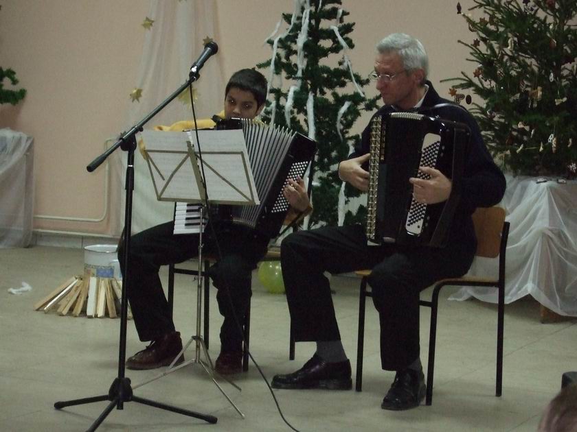 Berkó Szilárd és édesapja Berkó László tanár.